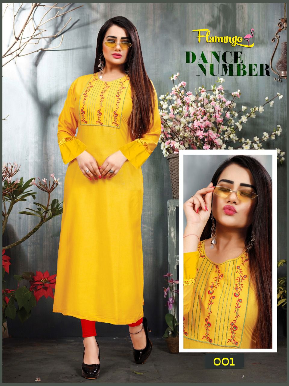 Beauty Queen Flemingo 2 Printed Rayon Regular Wear Latest Kurti Collection